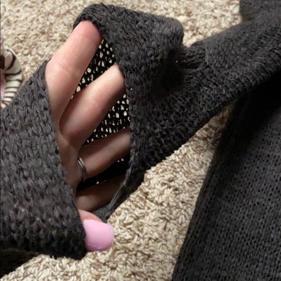 Buckle sweater distressed super cute worn once - Picture 2 of 3